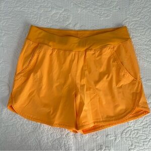 Lands' End Orange Women's Athletic Shorts 14